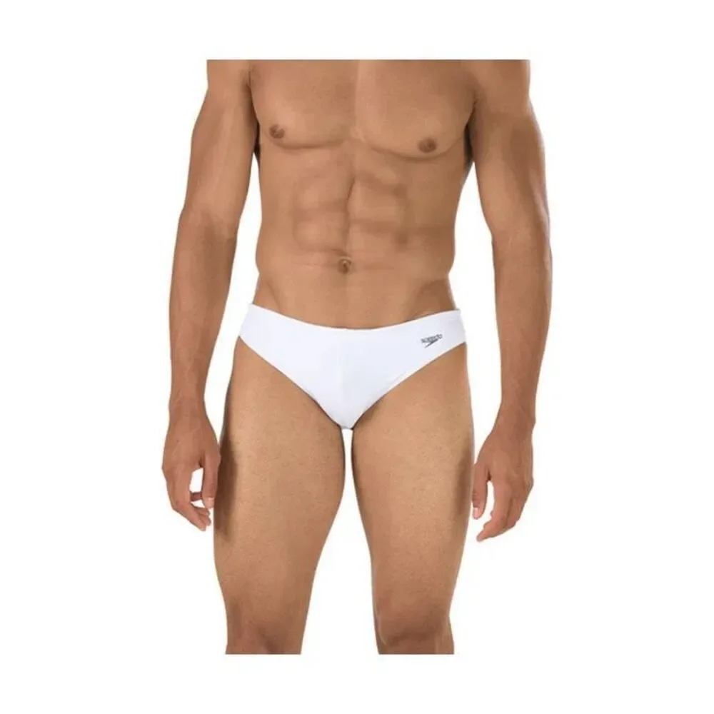 Speedo NWT MENS Solar 1 Inch Swim Brief chlorine resistant UPF 50+ Sz 28